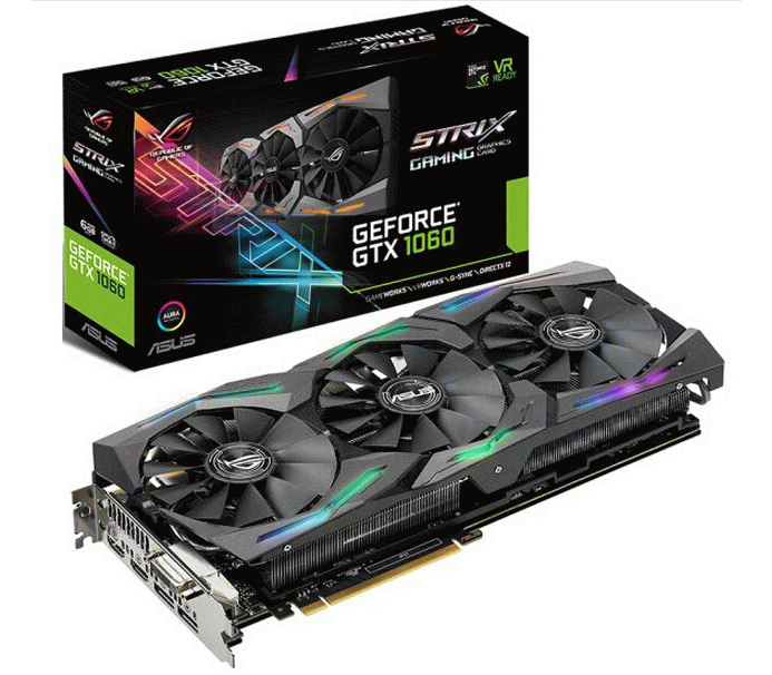 Asus GTX 1060 6G Rog Strix