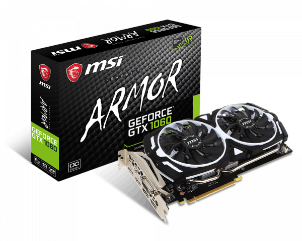 Msi Gtx 1060 3G OCV1 Armor