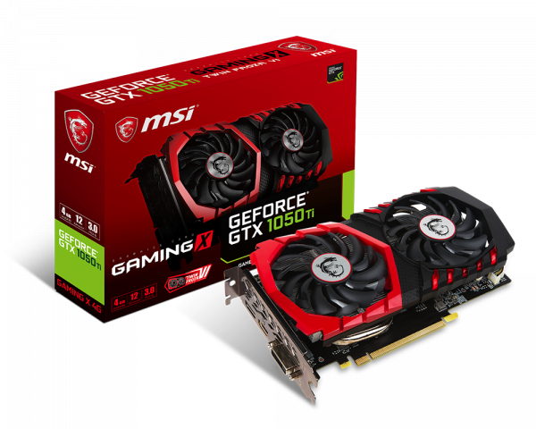 Msi Gtx 1050TI 4G Gaming X
